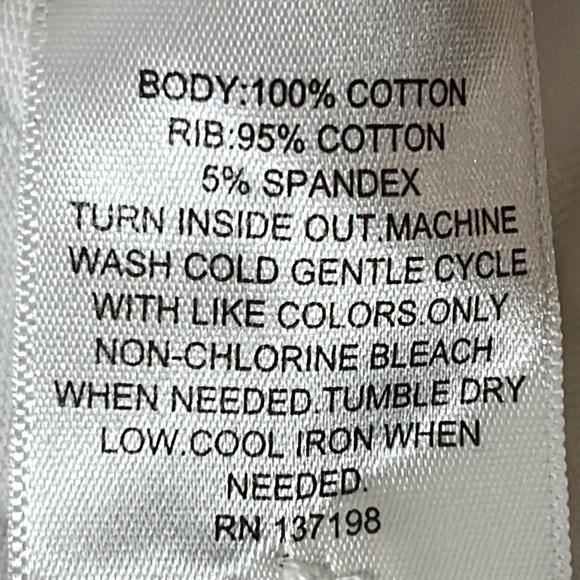 NWT Danielle Bernstein Mens Top Shirt Stretch White M MEDIUM - Picture 3 of 6